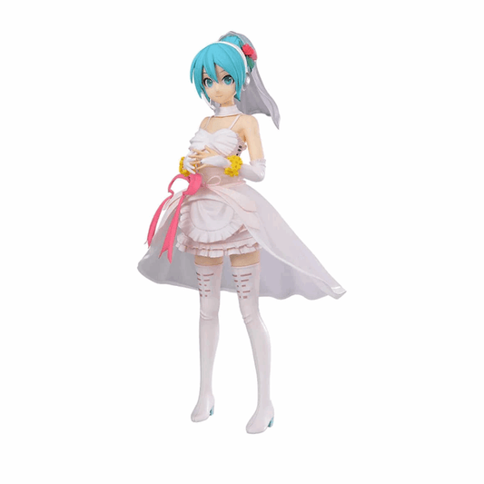 Hatsune Miku Project DIVA- Arcade Future Tone SPM Figure White Dress Onlyfigure 1030980