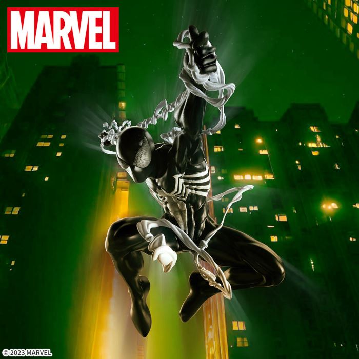 Marvel Comics - Black Costume Spider-Man - Sega Luminasta Onlyfigure