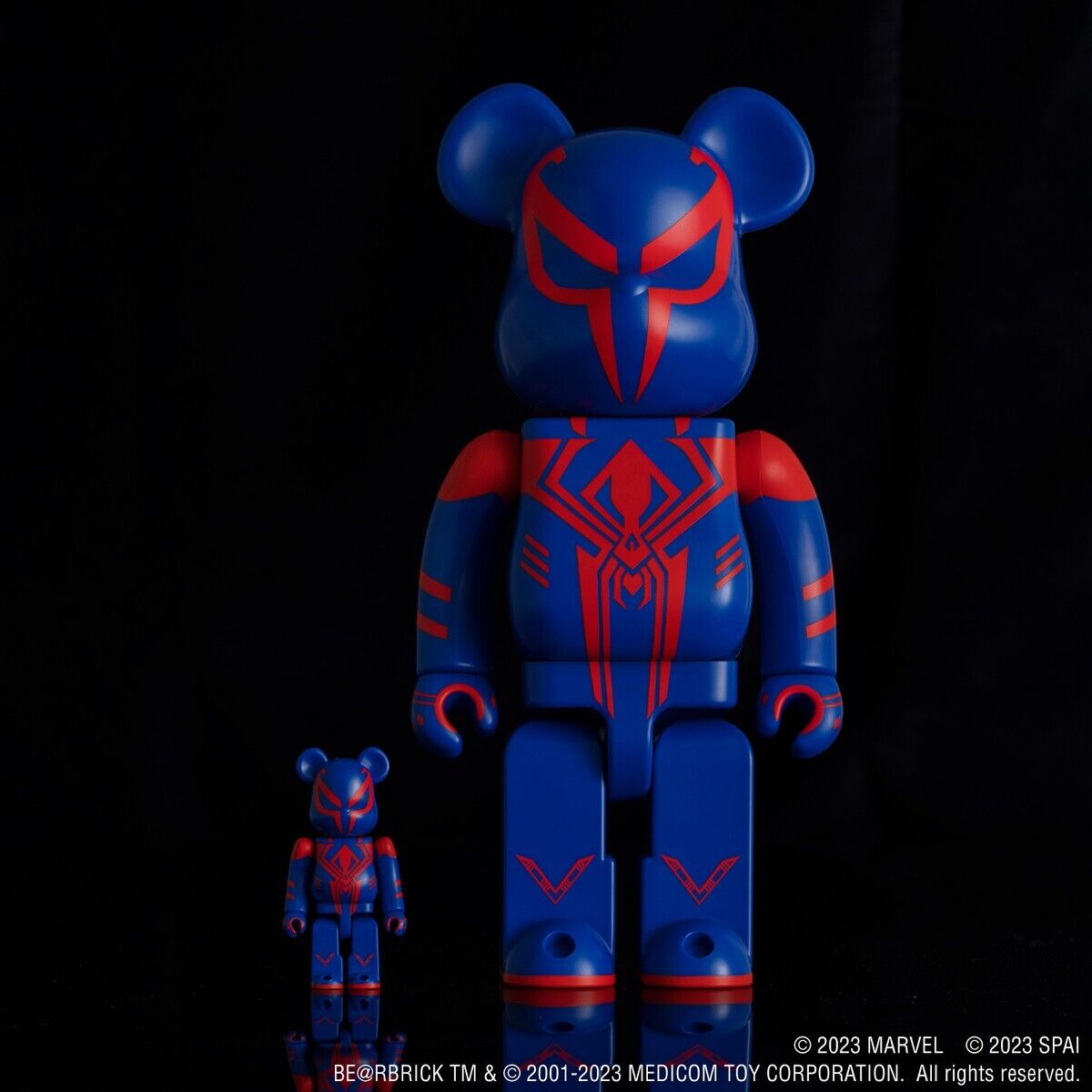 BE@RBRICK - Spider-Man: Across the Into the Spider-Verse - SPIDER-MAN 2099 - 100% & 400%