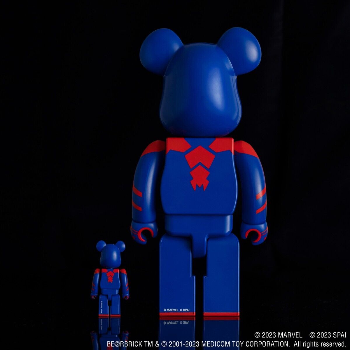BE@RBRICK - Spider-Man: Across the Into the Spider-Verse - SPIDER-MAN 2099 - 100% & 400%