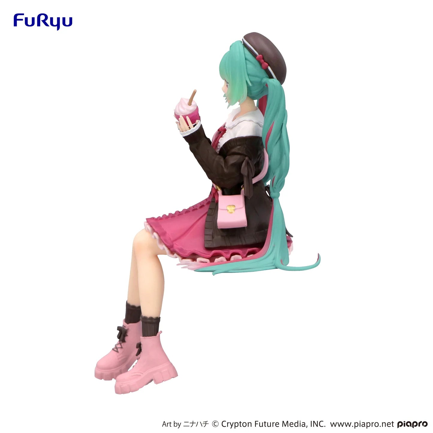 Piapro Characters - Hatsune Miku - Noodle Stopper Figure - Autumn Date, Pink ver. (FuRyu)