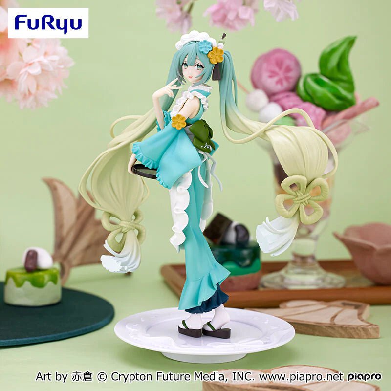 Piapro Characters - Hatsune Miku - Exceed Creative - Sweet Sweets - Matcha Parfait, Hakka (FuRyu)