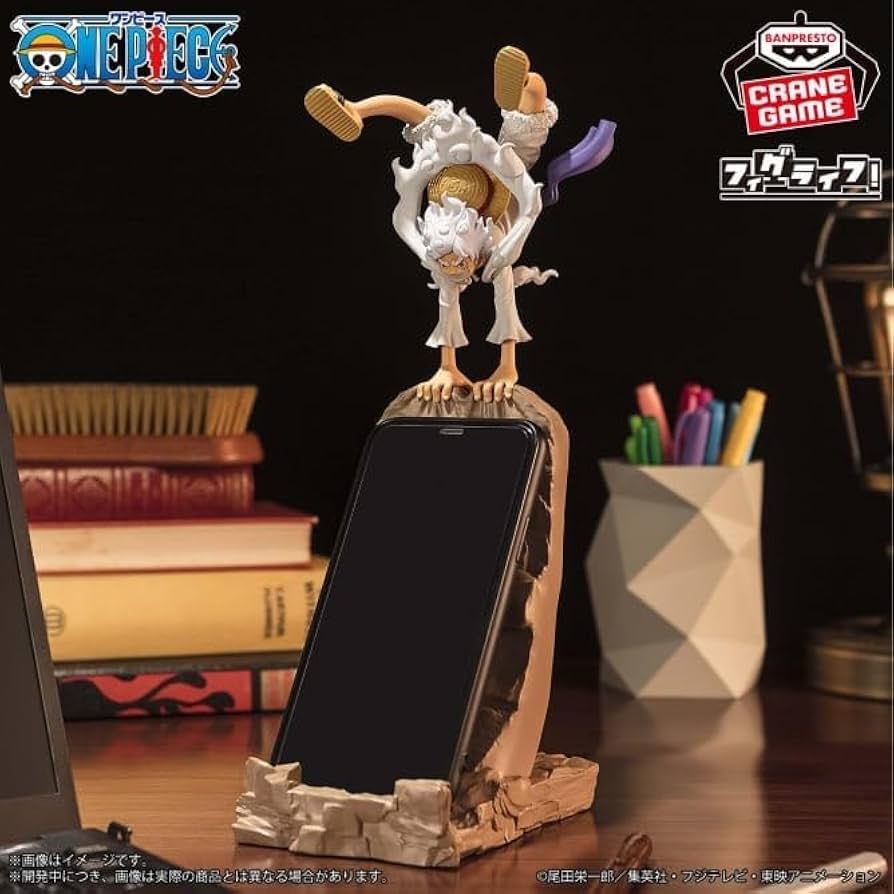 One Piece - Monkey D. Luffy - Gear 5 - Smartphone Stand Figure(Banpresto)