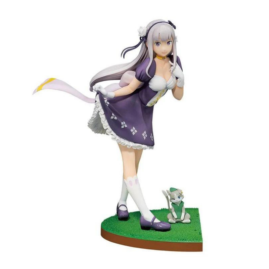 Re:Zero kara Hajimeru Isekai Seikatsu - Emilia - Puck - Ichiban Kuji  ~snow white life ver.~ A Prize (Bandai Spirits)