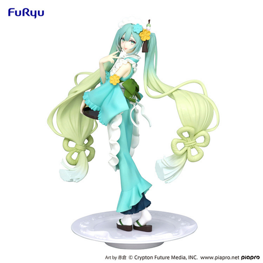 Piapro Characters - Hatsune Miku - Exceed Creative - Sweet Sweets - Matcha Parfait, Hakka (FuRyu)