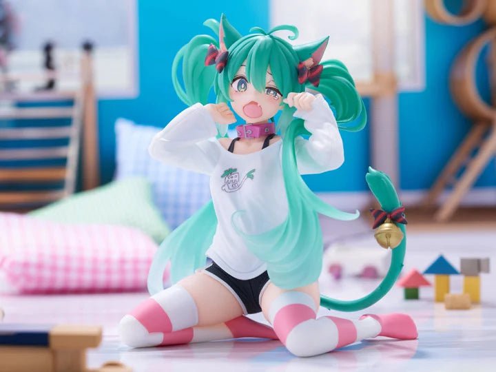 Vocaloid - Hatsune Miku - Desktop Cute - Nekomimi T-Shirt ver. (Taito)