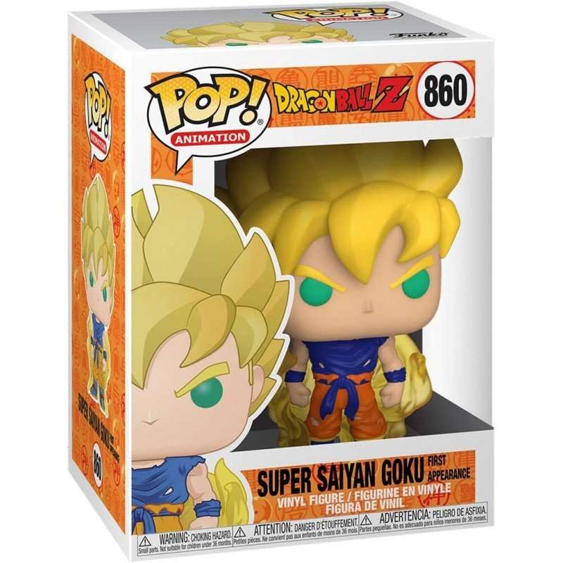 FUNKO POP DRAGON BALL Z 860 SUPER SAIYAN GOKU FIRST APPEARANCE Onlyfigure 860