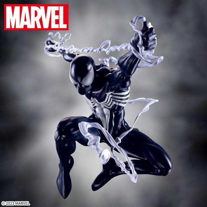 Marvel Comics - Black Costume Spider-Man - Sega Luminasta