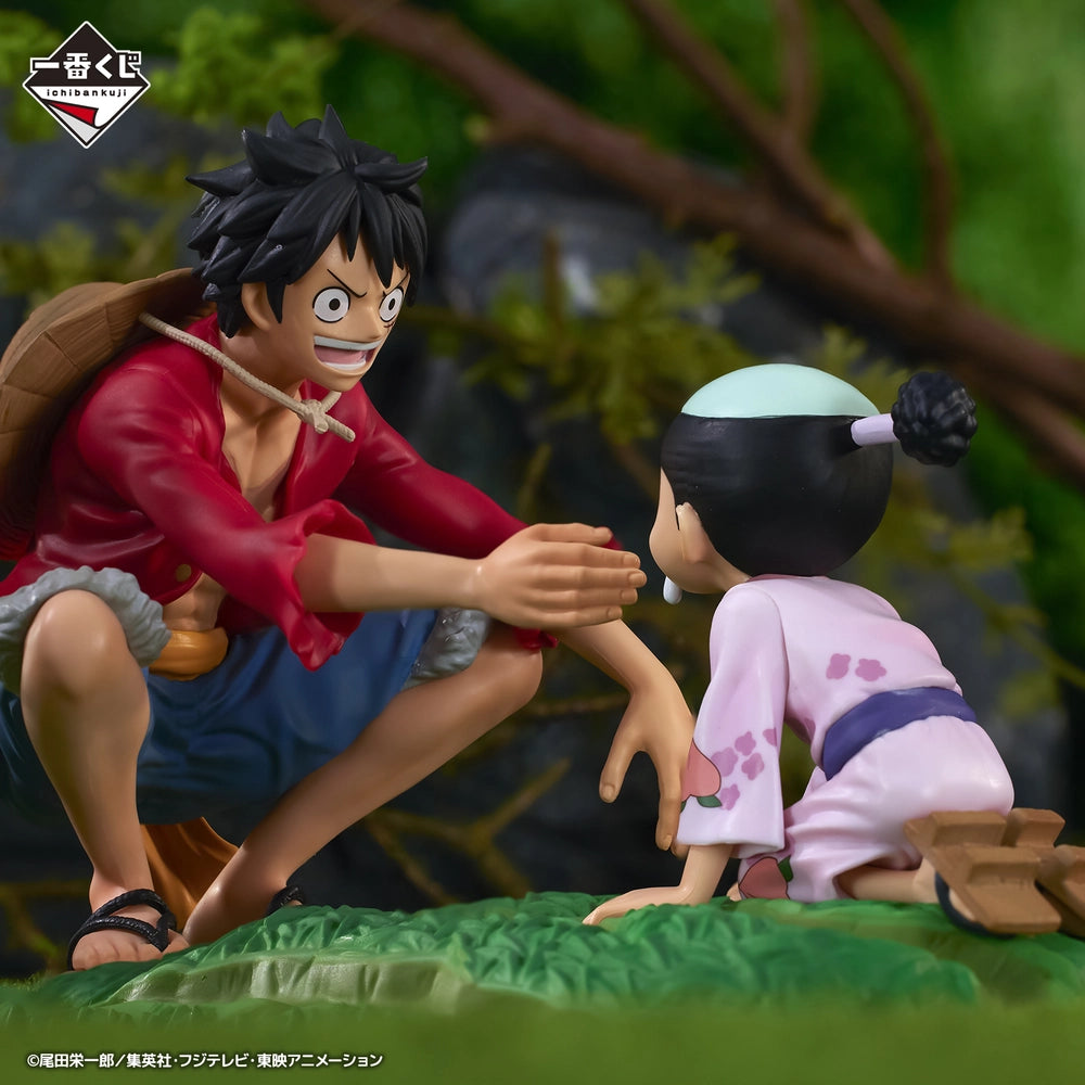 One Piece - Ichiban Kuji - Luffy & Momonosuke Revible Moment  "New Dawn" - C Prize