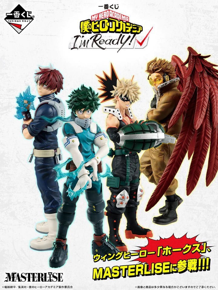 My Hero Academia - Hawks - Ichiban Kuji - I'm Ready! D Prize - Masterlise Onlyfigure