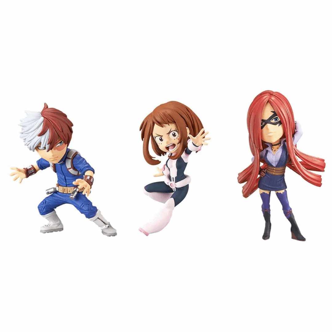 My Hero Academia:The Movie Heroes Rising-Todoroki Shoto-Uraraka Ochaco-Slice-World Collectible Figure-Set of 3 Figures Onlyfigure