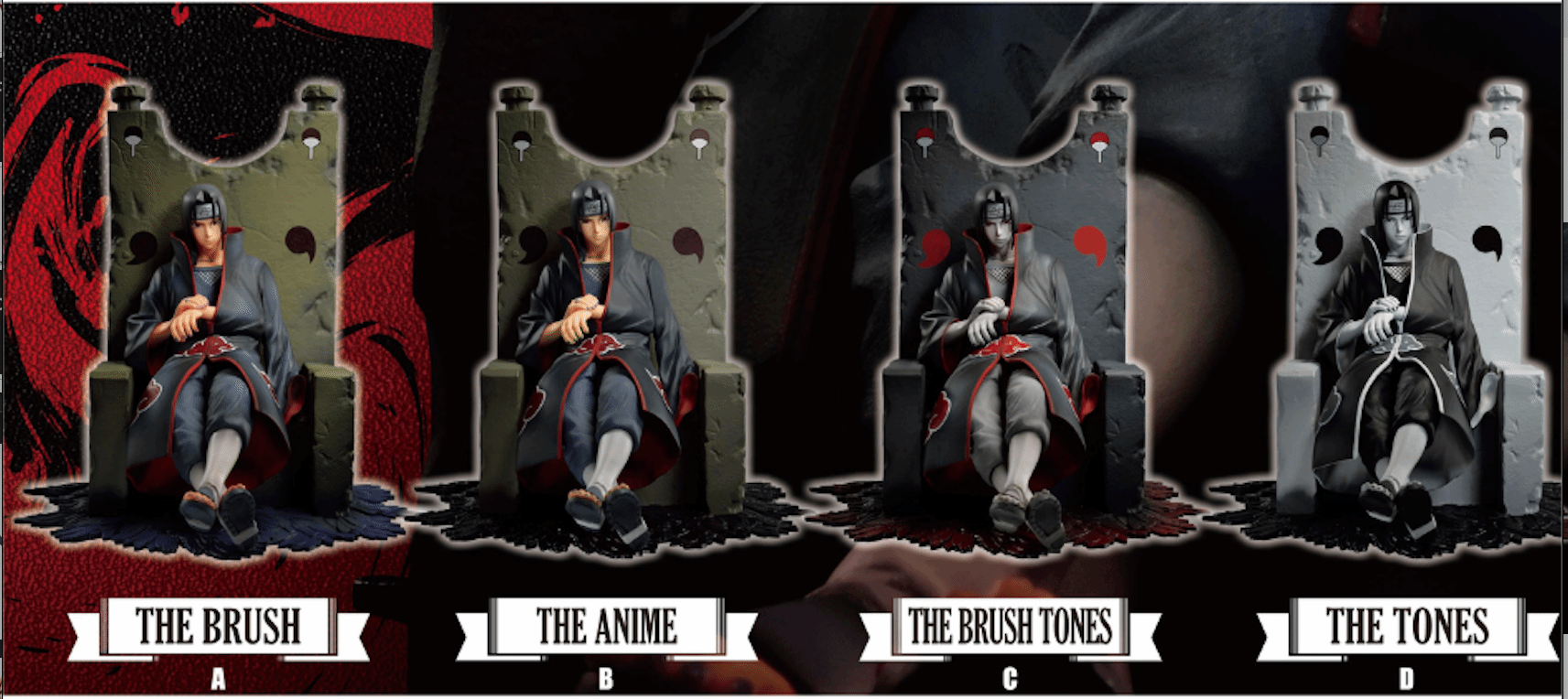 NARUTO - Dioramatic Itachi Uchiha The Brush Pvc Figure Banpresto