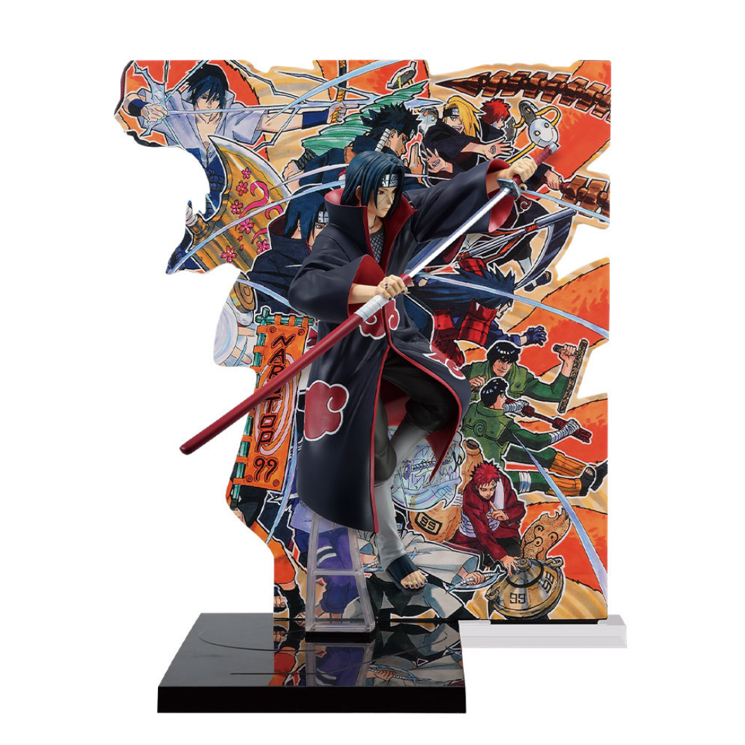 Naruto Shippuuden - Uchiha Itachi - Ichiban Kuji - D Prize (comes with a background panel illustrated by Masashi Kishimoto in commemoration of NARUTOP99) Onlyfigure