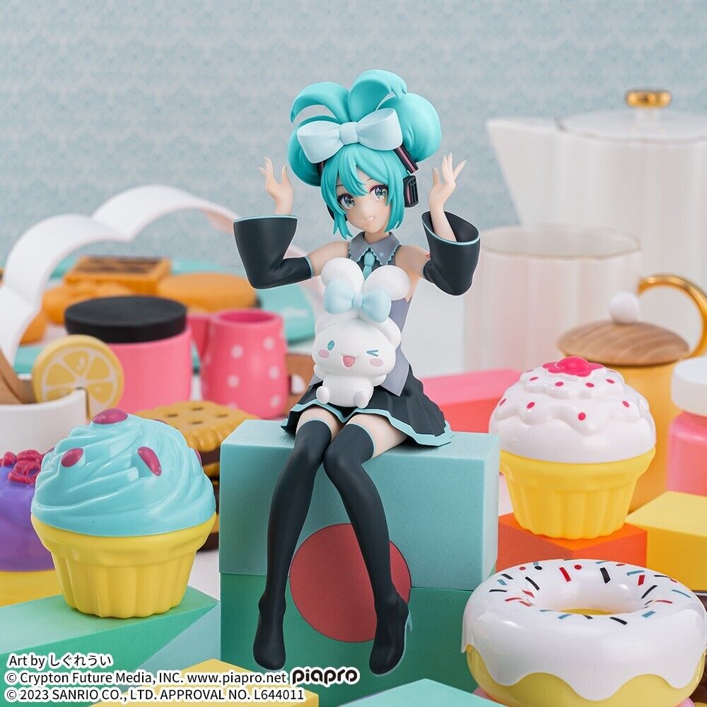 Piapro Characters - Hatsune Miku - Hatsune Miku x Cinnamoroll - Premium Chokonose Figure (SEGA) Onlyfigure 4580779536635