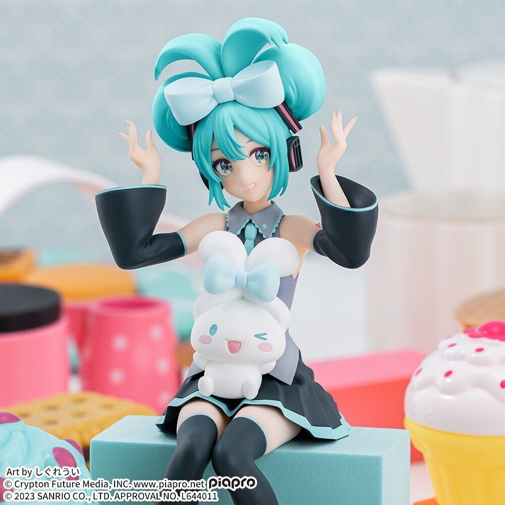 Piapro Characters - Hatsune Miku - Hatsune Miku x Cinnamoroll - Premium Chokonose Figure (SEGA) Onlyfigure 4580779536635