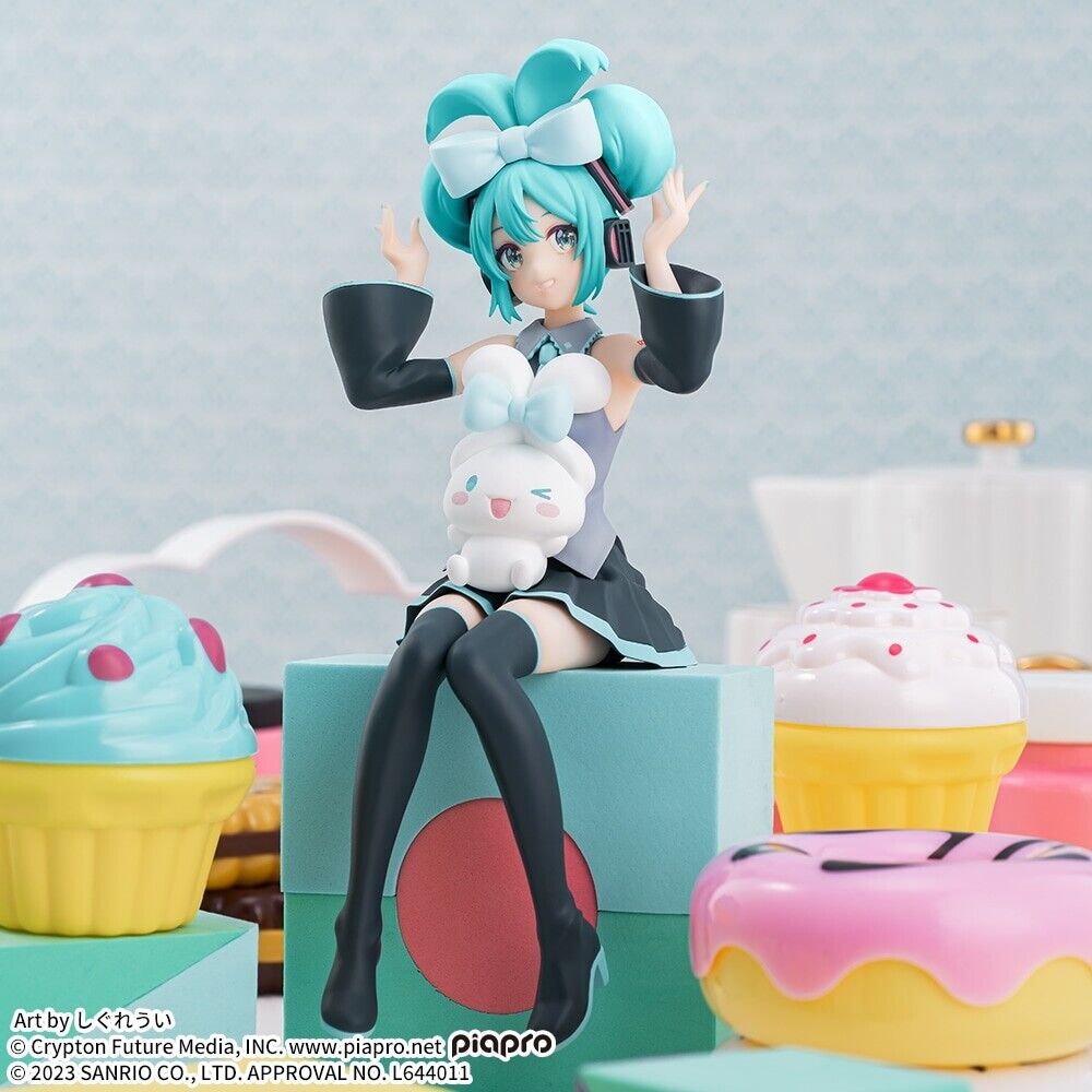 Piapro Characters - Hatsune Miku - Hatsune Miku x Cinnamoroll - Premium Chokonose Figure (SEGA) Onlyfigure 4580779536635