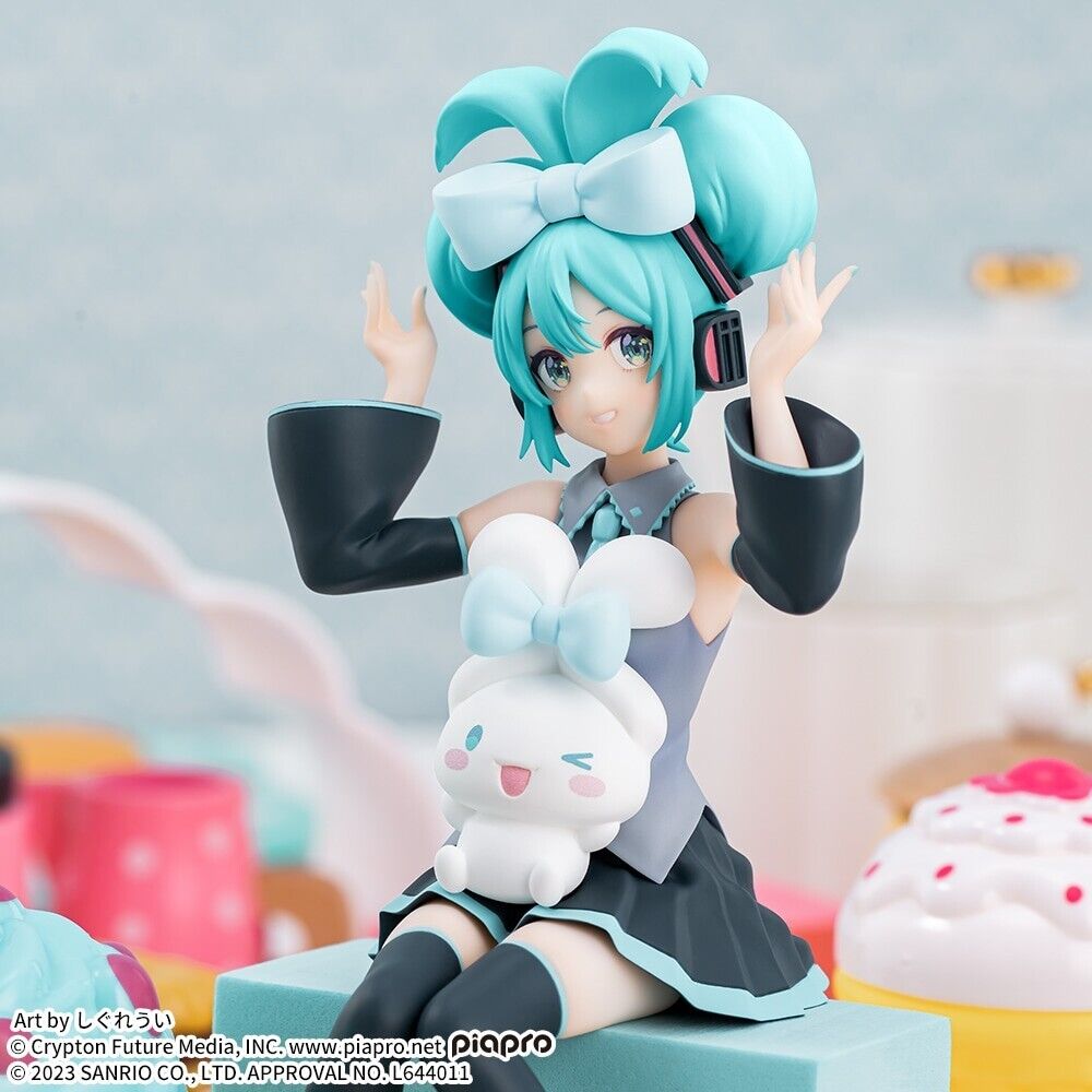 Piapro Characters - Hatsune Miku - Hatsune Miku x Cinnamoroll - Premium Chokonose Figure (SEGA) Onlyfigure 4580779536635