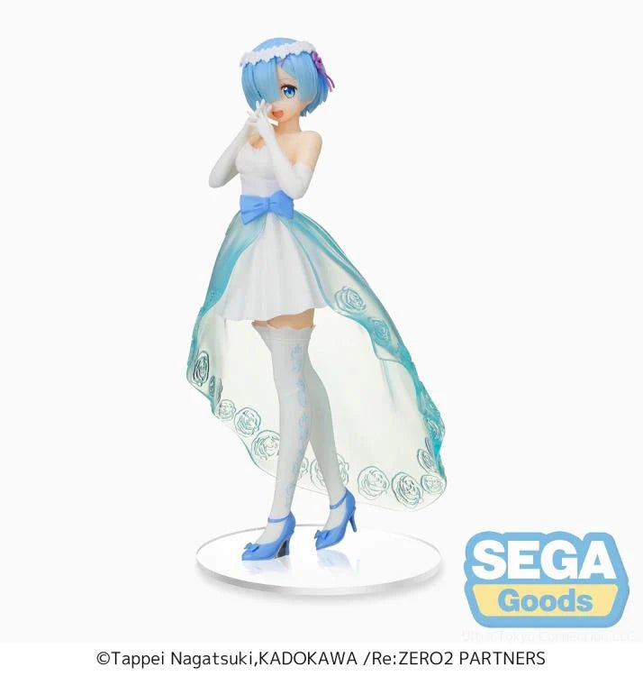 Re:Zero Starting Life in Another World SPM Figure Rem Wedding Dress Ver. Onlyfigure 4570001955747
